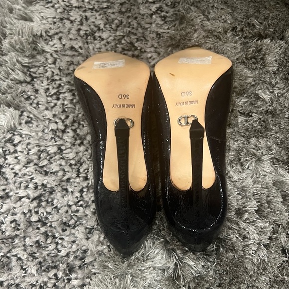 Christian Dior Black Women Patent Pumps Heels - Picture 8 of 13